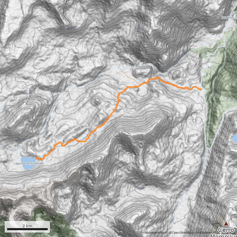 Mapa Laguna Las Avutardas