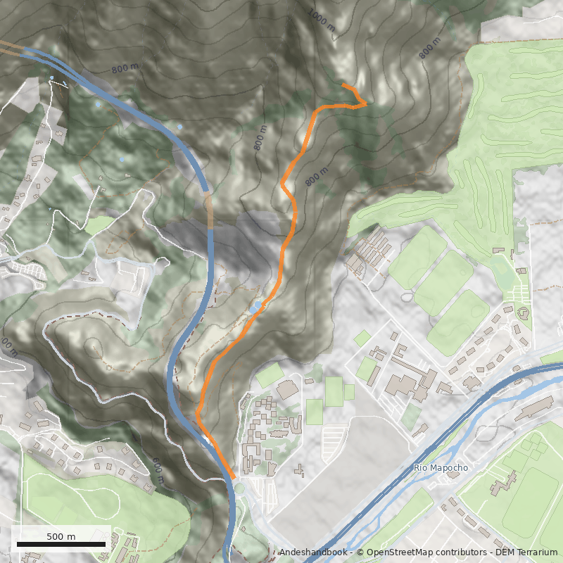 Mapa Mirador El Litre