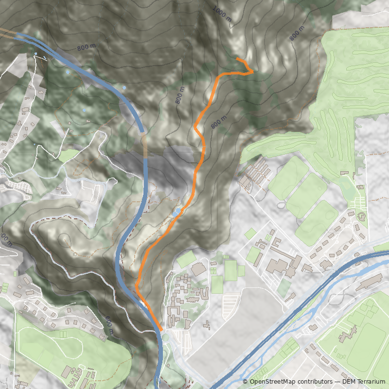 Mapa Mirador El Litre