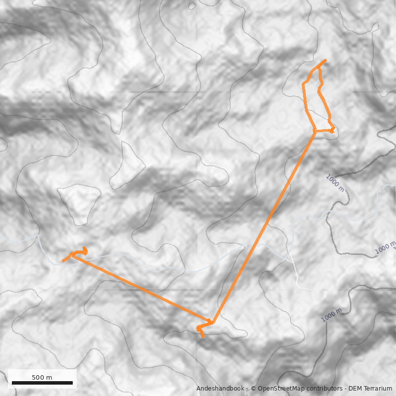 Mapa Senderos Arqueológicos El Colihue