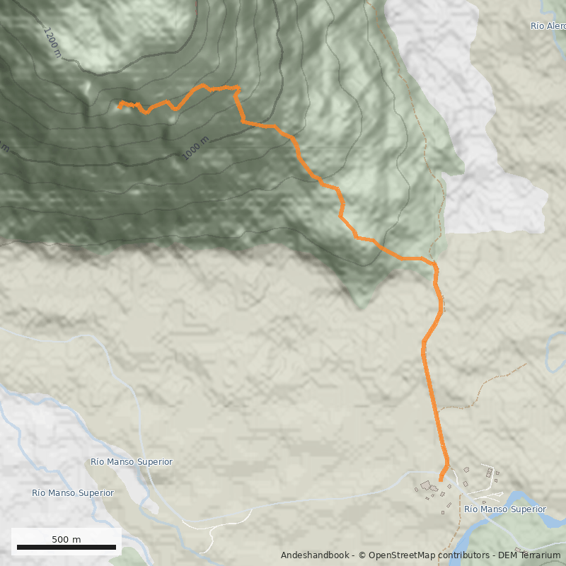 Mapa Mirador del Valle