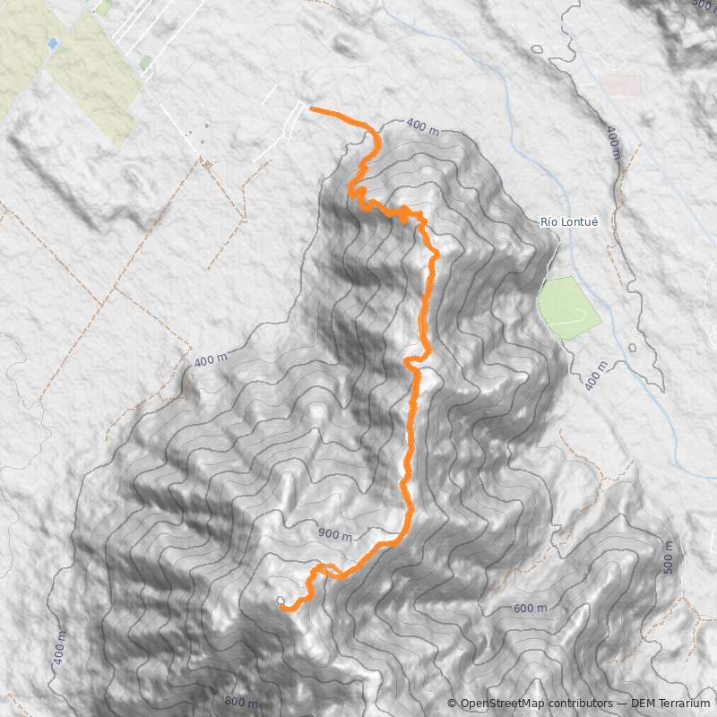 Mapa Cerro Traruñez