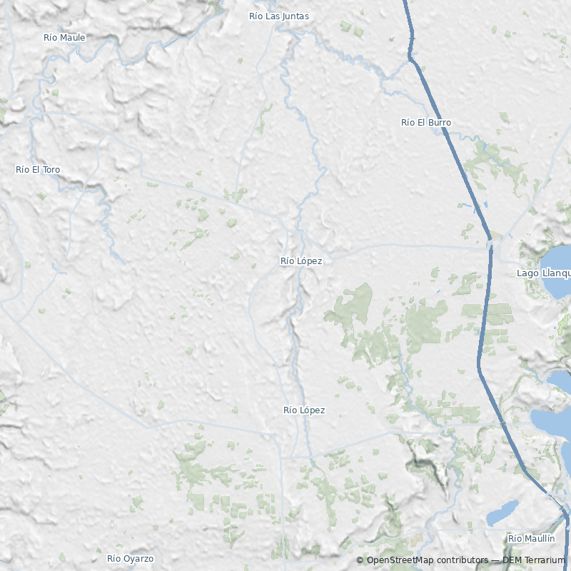 Mapa Bosque Humedal del Río López