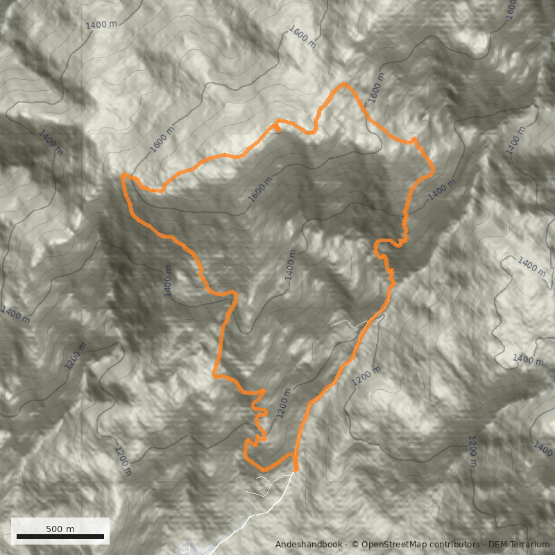 Mapa Cerro Oreganillo