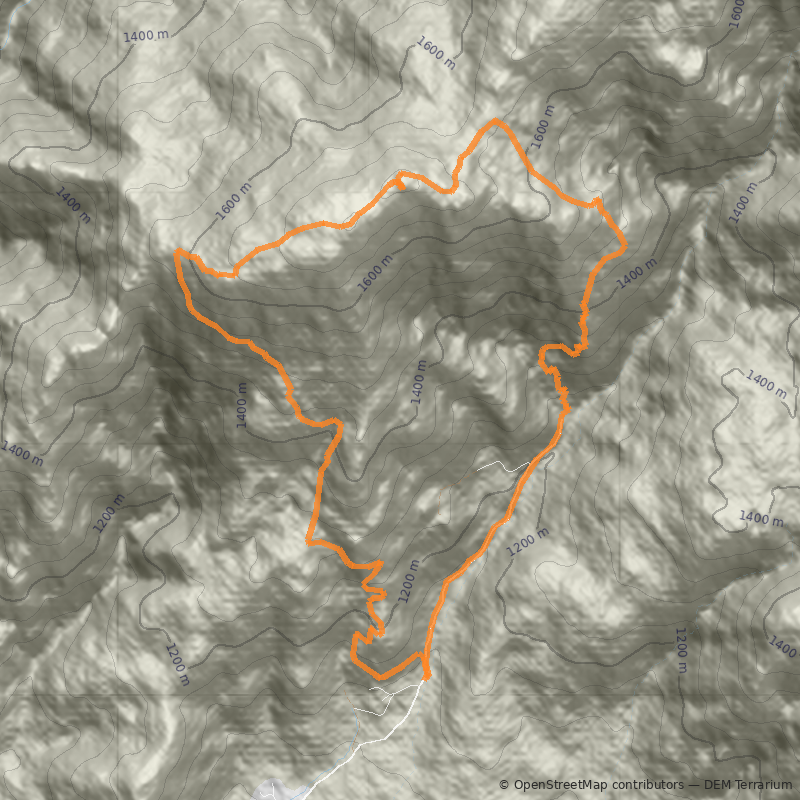 Mapa Cerro Oreganillo