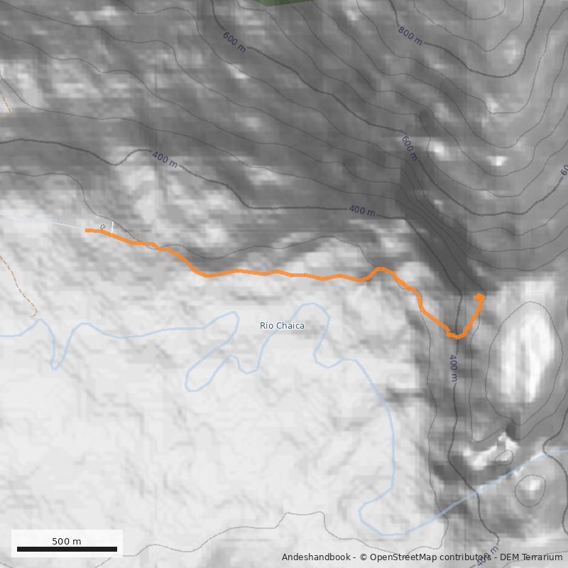 Mapa Alerce El Abuelo