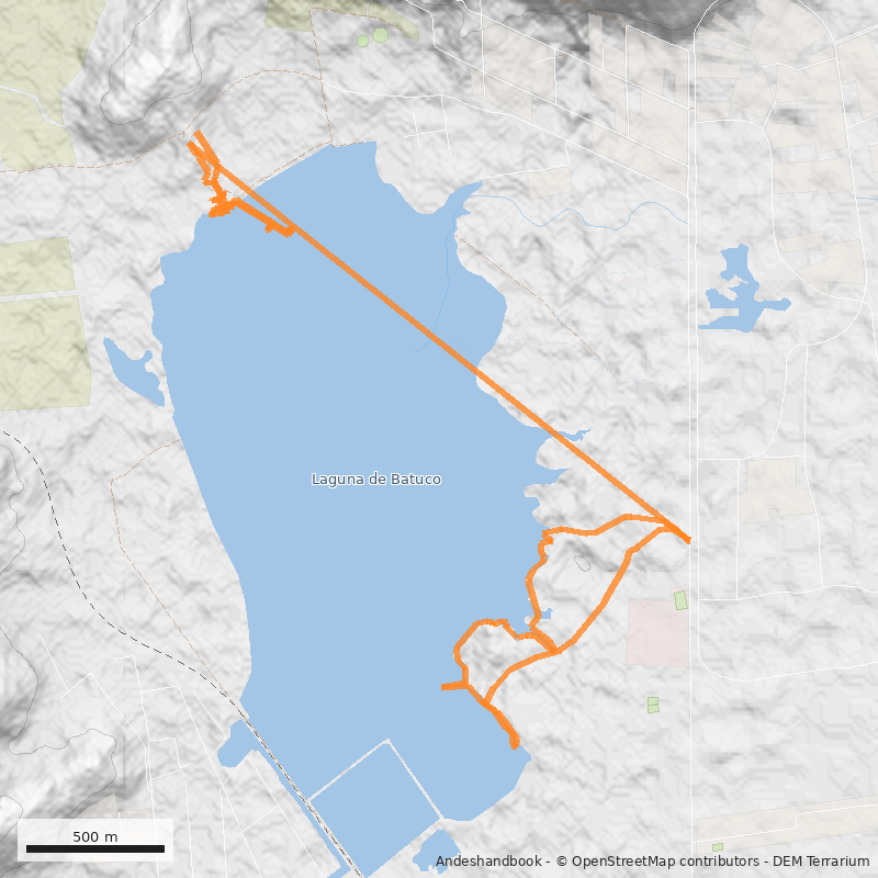 Mapa Laguna y Humedales de Batuco
