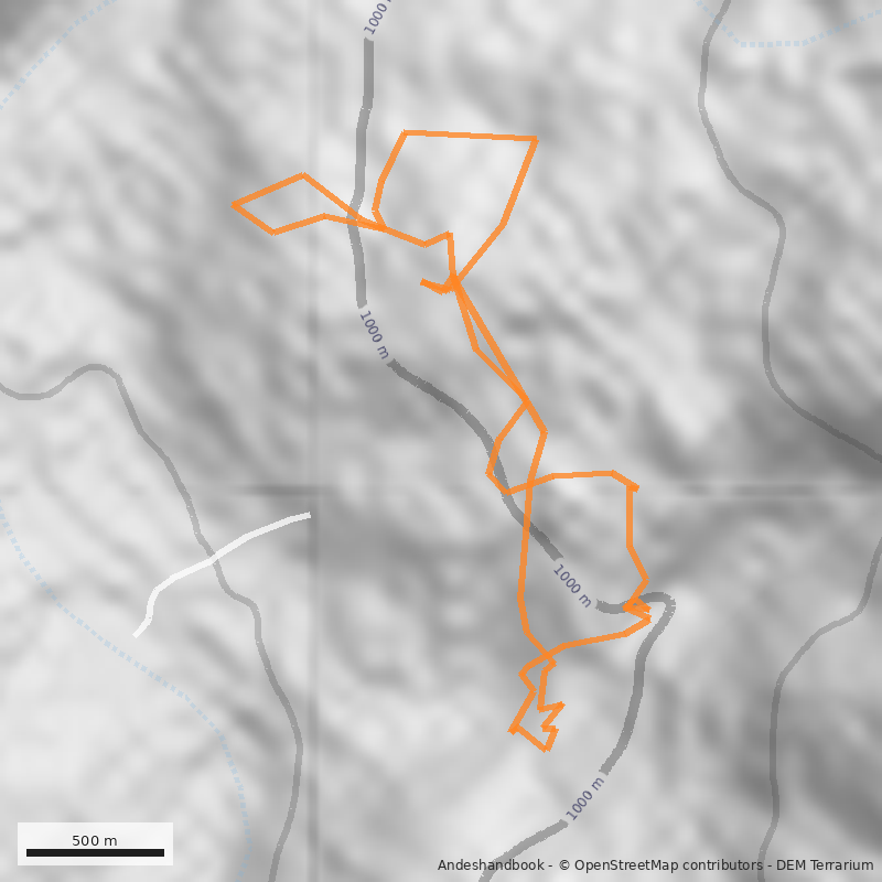Mapa Petroglifos El Arenal