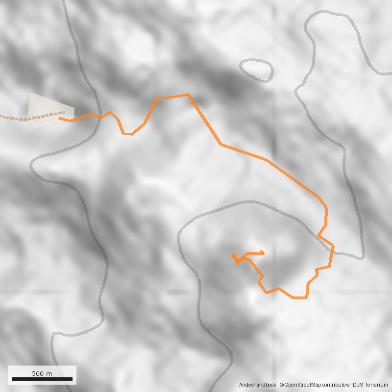 Mapa La Teta Colorada