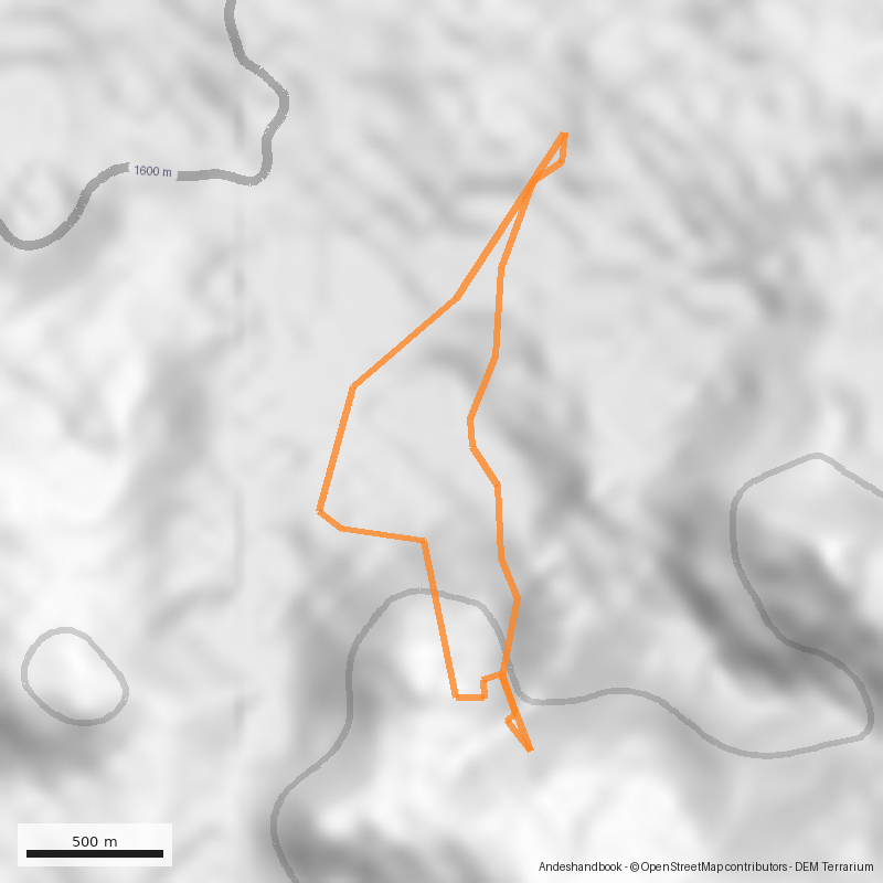 Mapa Cerro Siete Colores