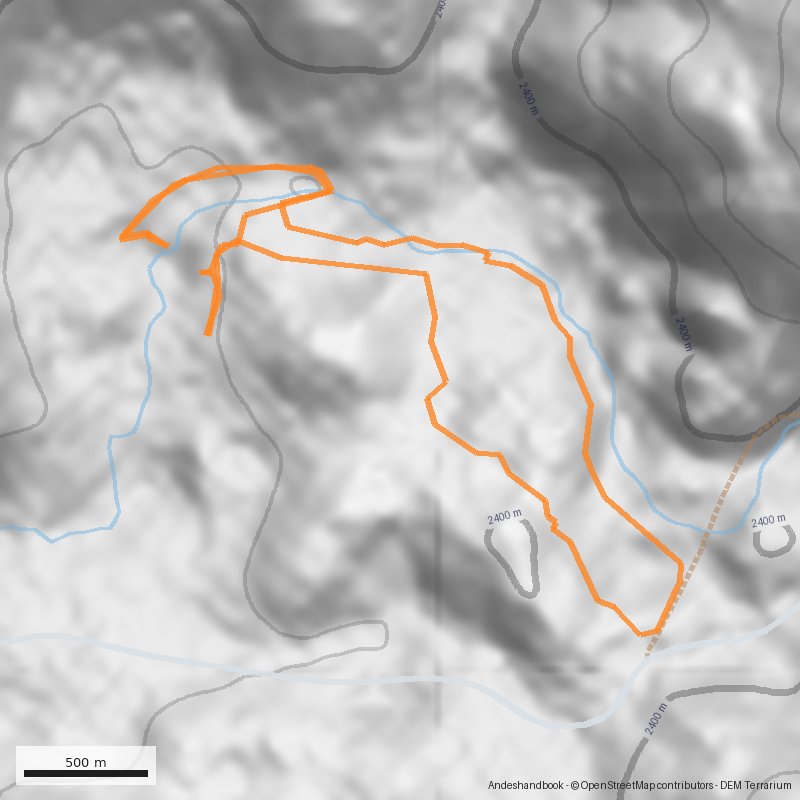 Mapa Cascada El Rincón y Senderos de Agua