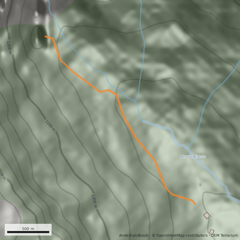 Mapa Garganta del Diablo