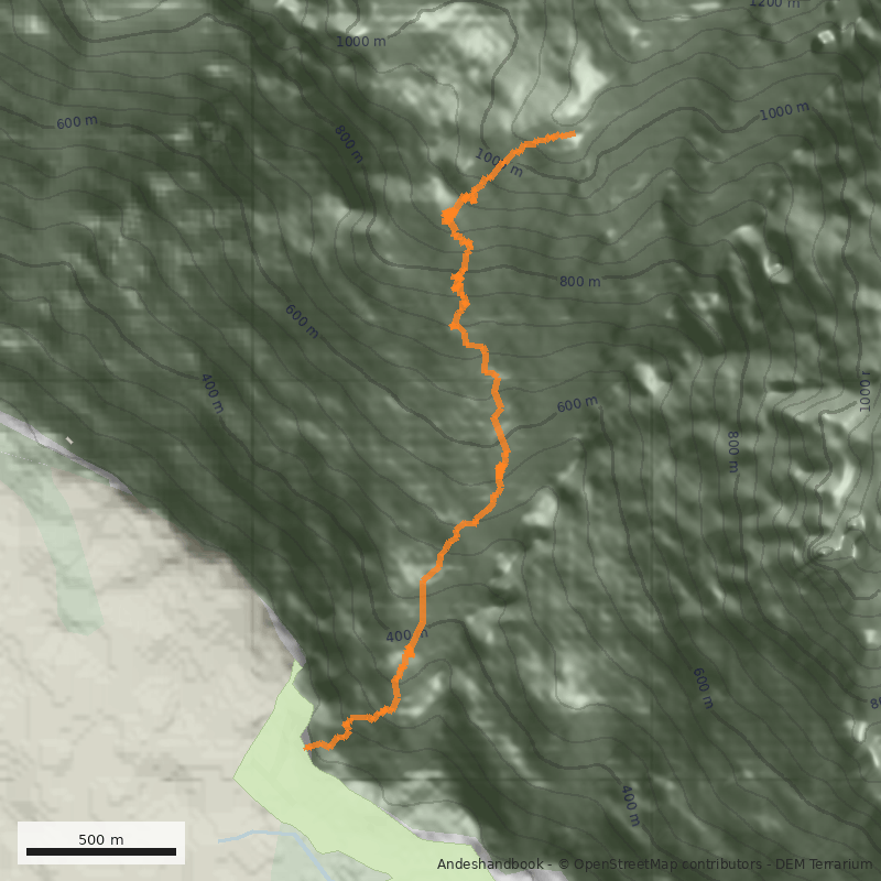 Mapa Mirador Quelhue