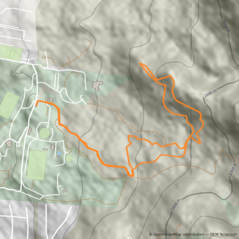 Mapa Sendero Loma Pelada