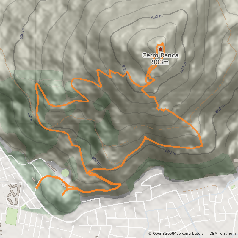 Mapa Cerro Renca 