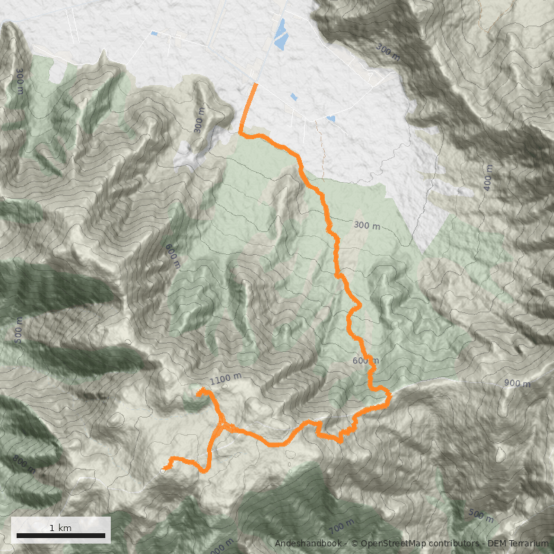 Mapa Cerro La Sepultura