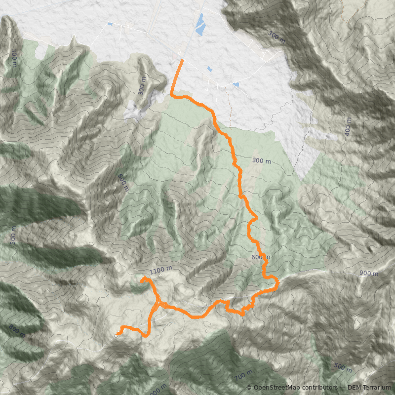 Mapa Cerro La Sepultura