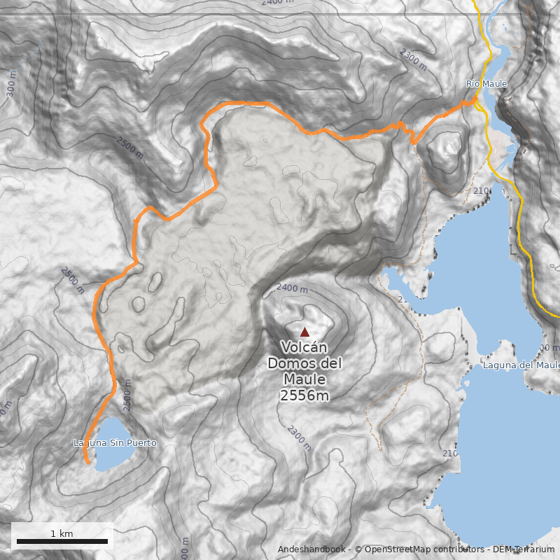 Mapa Laguna sin Puerto