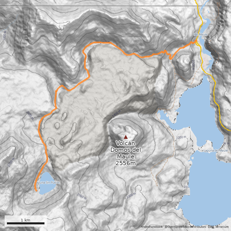 Mapa Laguna sin Puerto