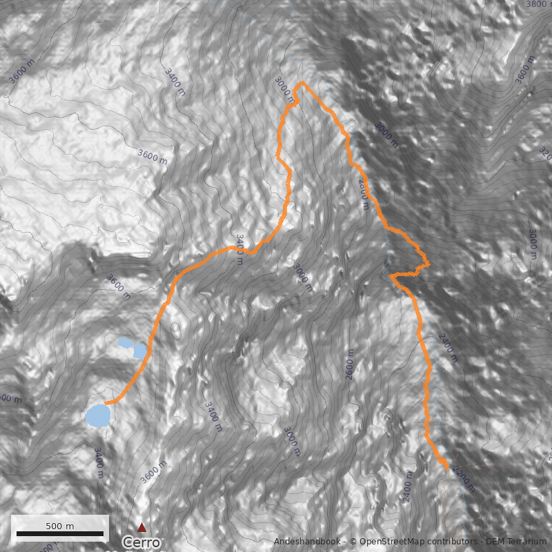 Mapa Laguna del Maitencito 