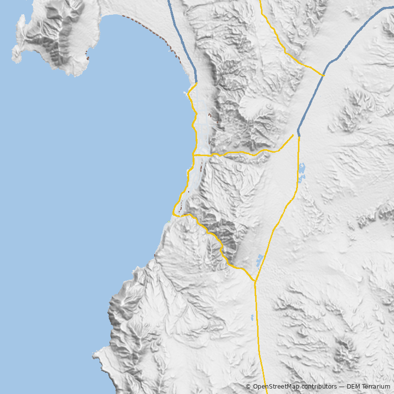 Mapa Cerro Parque Inglés 