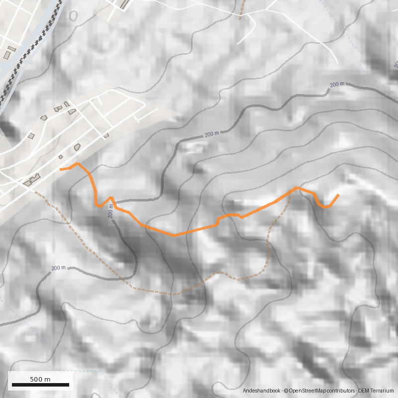 Mapa Cerro Parque Inglés 