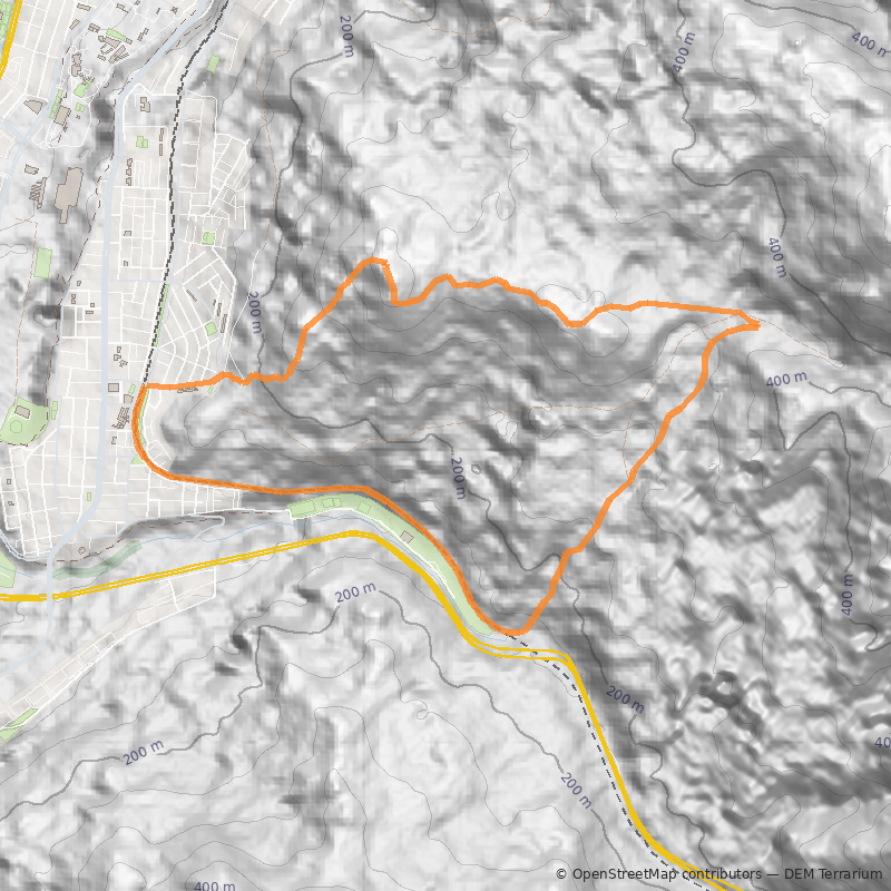 Mapa Quebrada Carrizo 