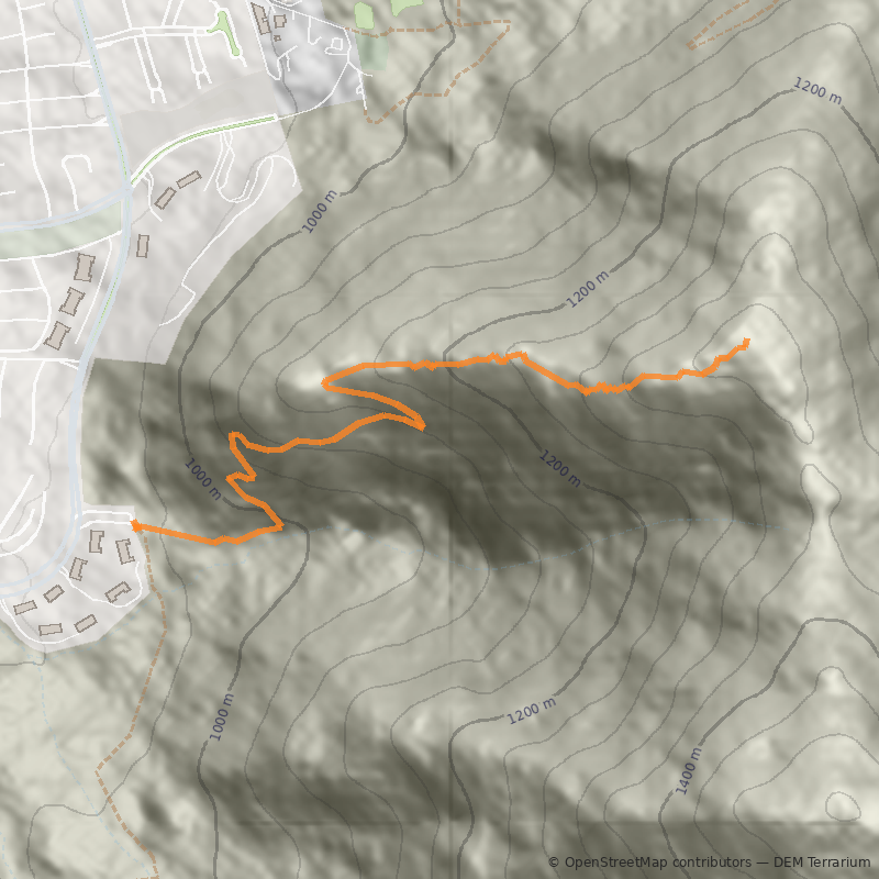 Mapa Morro Las Papas por Bulnes Correa