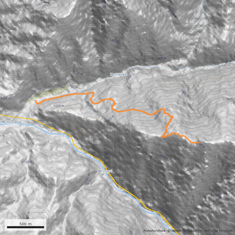 Mapa Petroglifos Cerro Las Piedras Marcadas