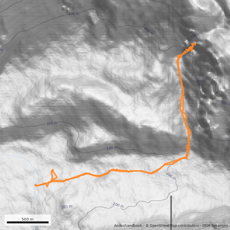 Mapa Salto el Tronador