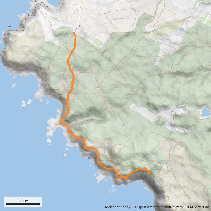 Mapa Acantilados Quintay Sur
