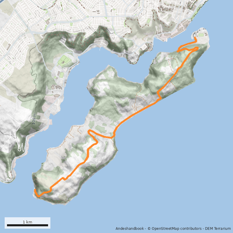 Mapa Isla Tenglo