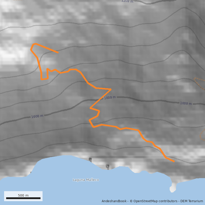 Mapa Mirador del Lago