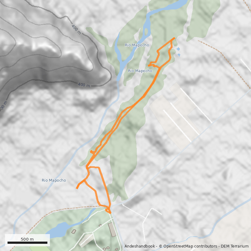 Mapa Los Pozones del Trapiche
