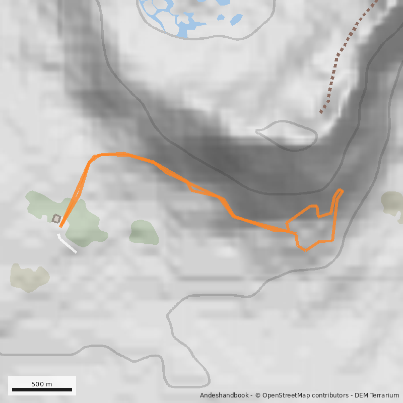 Mapa Cantera del Rano Raraku