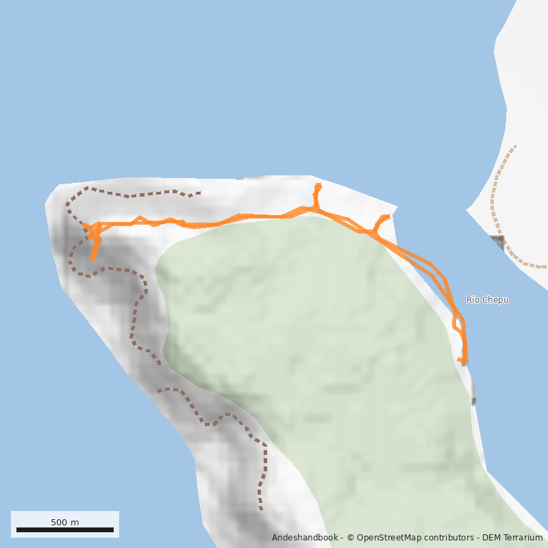 Mapa Muelle de la Luz