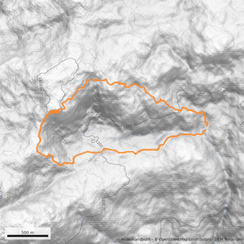 Mapa Piedra del Águila