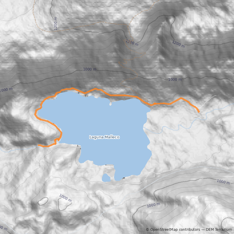 Mapa Salto del Malleco