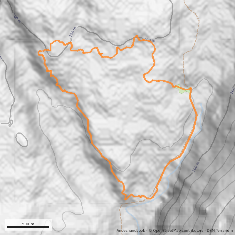 Mapa Ranita de Darwin