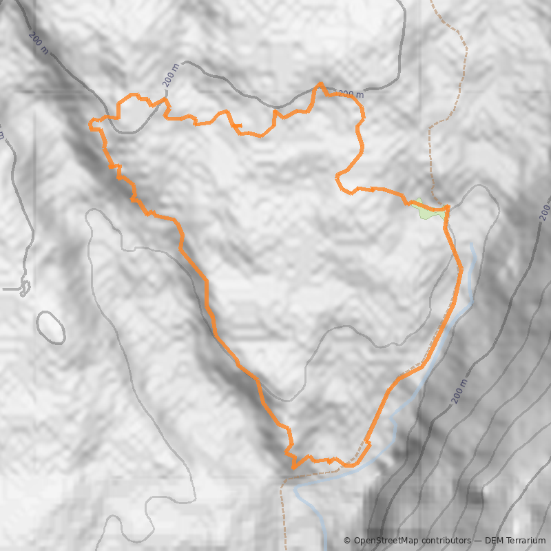 Mapa Ranita de Darwin