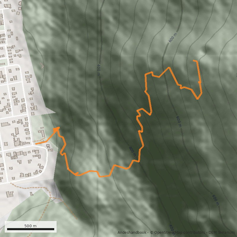 Mapa Mirador la Bandera