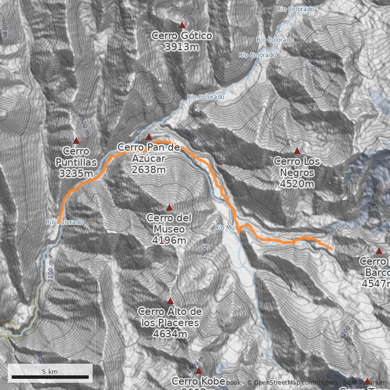 Mapa Vegas del Barco