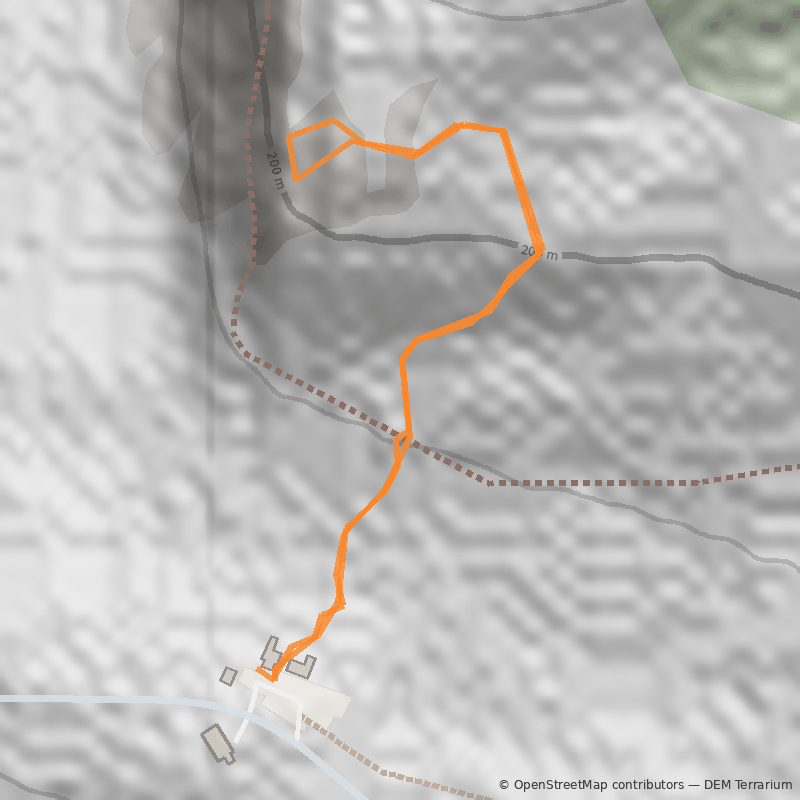 Mapa Mirador Cueva del Milodón
