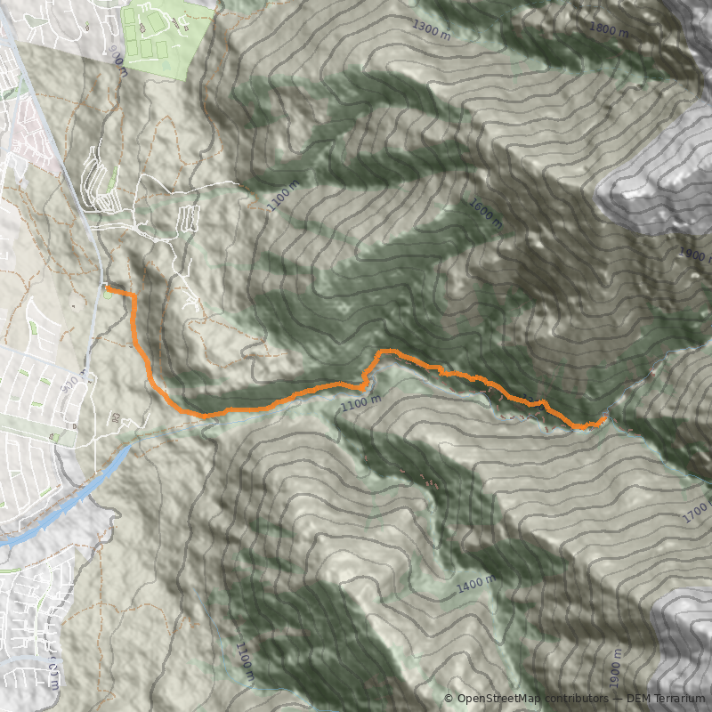 Mapa Cascada de Macul