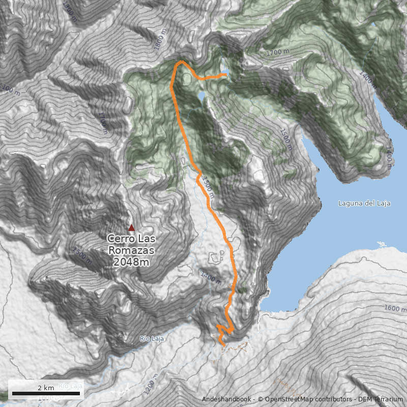 Mapa Mallín del Toro