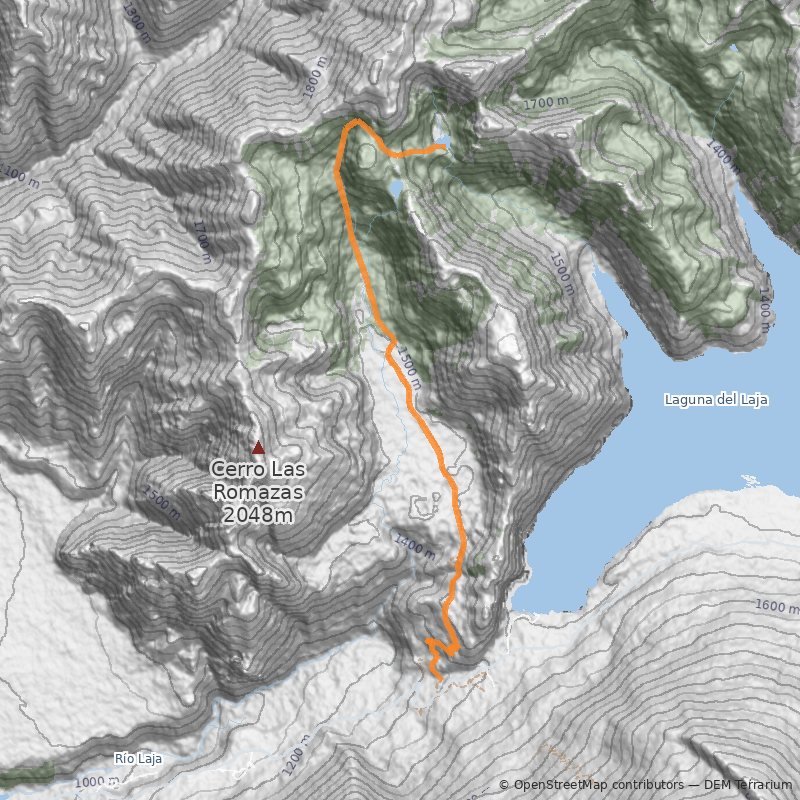 Mapa Mallín del Toro