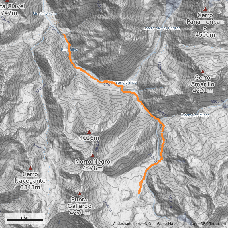 Mapa Laguna Garañino