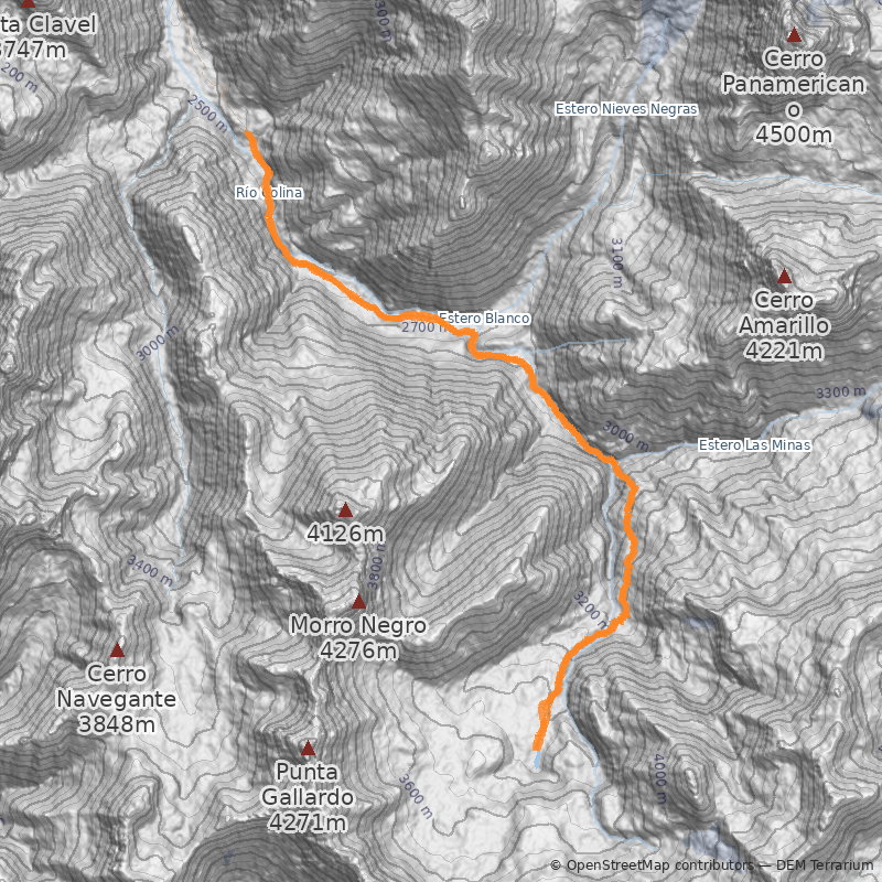 Mapa Laguna Garañino