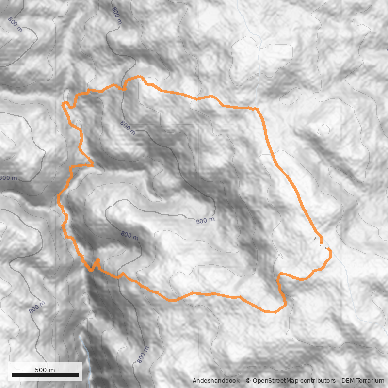 Mapa Alerce Milenario - Lañilahual