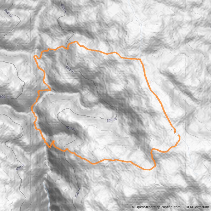 Mapa Alerce Milenario - Lañilahual